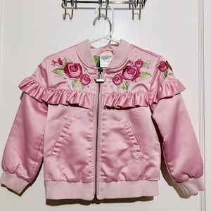 Pink jacket for little girl 👧🏻